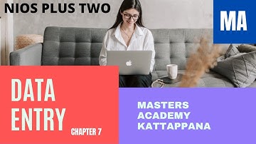 NIOS DATA ENTRY CHAPTER 7