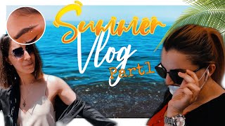 Summer Vlog Part1:Готовимся к отпуску/Пирсинг?/Долгожданное море🤩