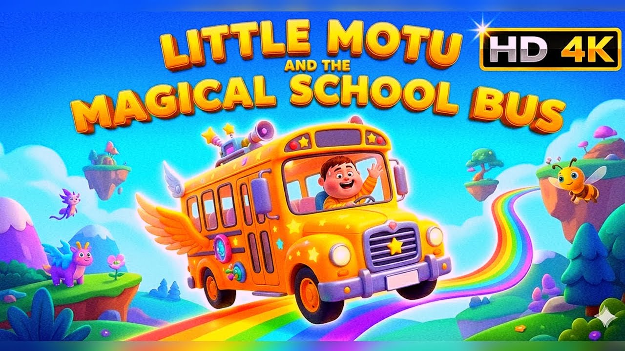 Motu Move Bus Little motu magical school bus - YouTube