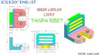 EXERCISE-37 Basic level parts in SolidWorks