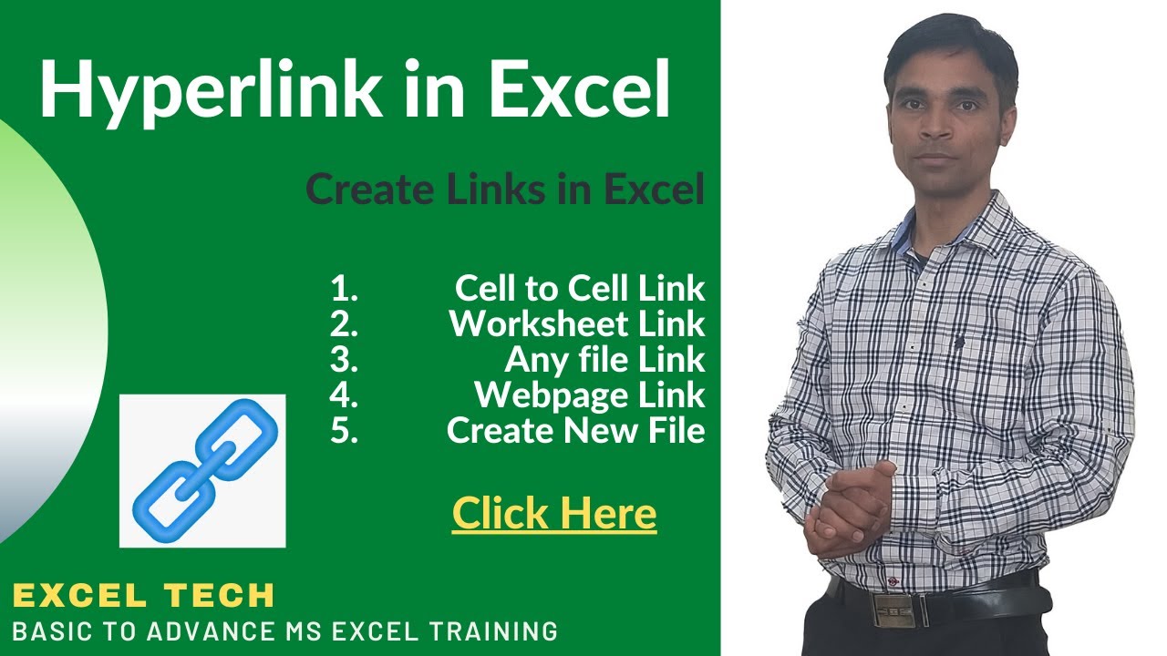 Hyperlink Data in Excel, Link Sheets, Cell(s), and Webpages - YouTube