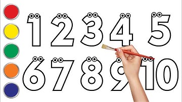 Learn Numbers l Follow the dots and write color numbers with a marker pen l 1-10 l Write Numbers
