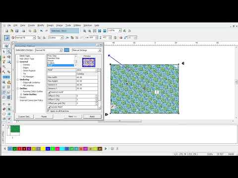 Embroidery Software EOS v.3 plus Tutorials – Using Motif Stitches