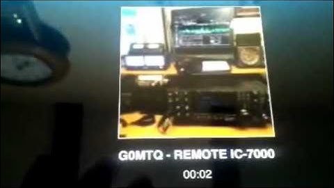G0MTQ - Remote Testing ICOM IC - 7000
