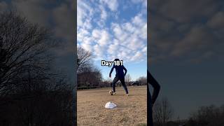 How many days to become left-footed? - Day 181 #shorts #footballtraining #football