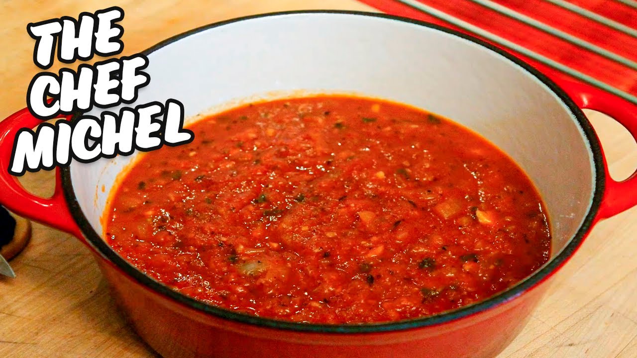 Tasty Tomato Sauce Tutorial Chef Michel Dumas YouTube