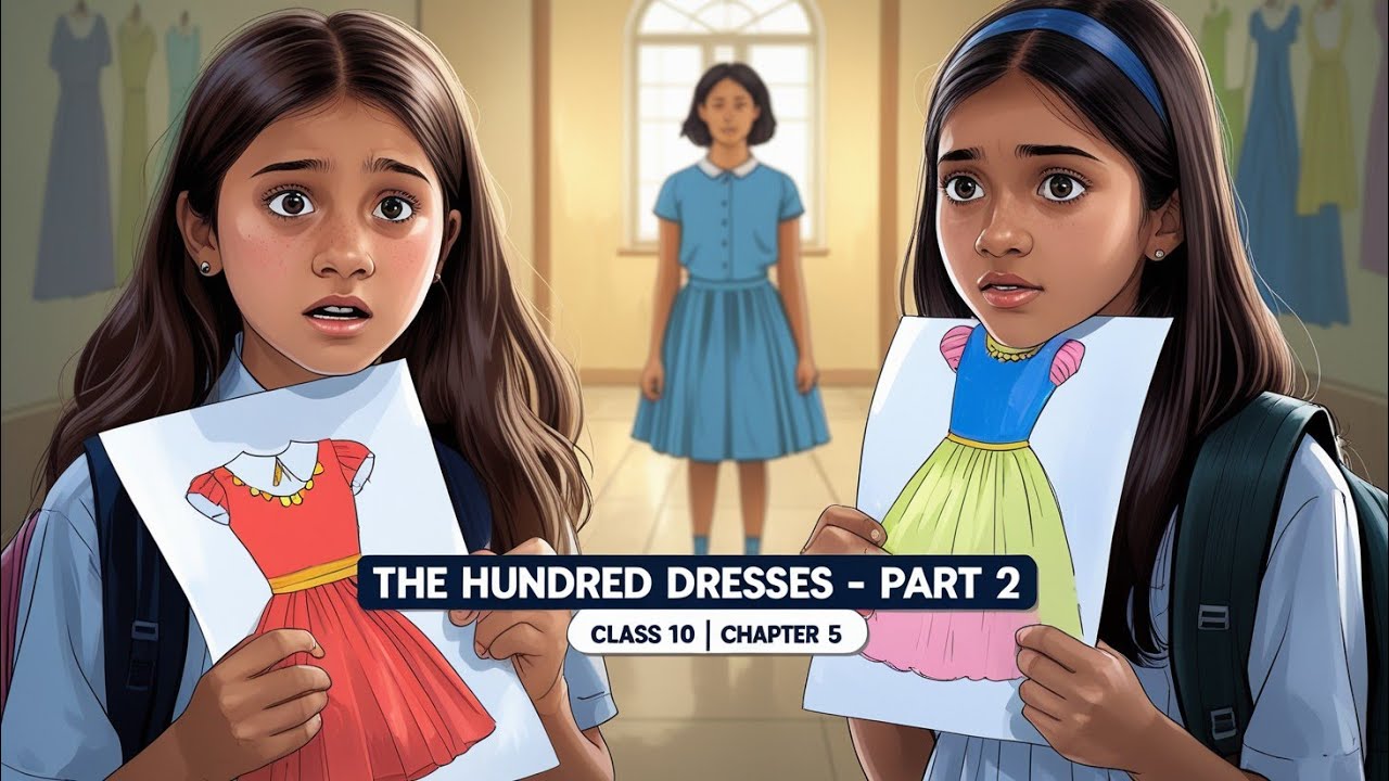 The Hundred Dresses – Part 2" Chapter 5 Class 10 CBSE English textbook ...