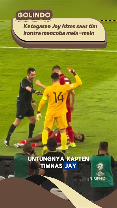 Ketegasan Jay Idzes menghadapi kiper China saat Ricky Kambuaya dijatuhkan #indonesiavschina