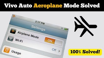 Vivo Smartphone Automatically Fightmode || Aeroplane Mode Enable How To disable Permanent in Hindi