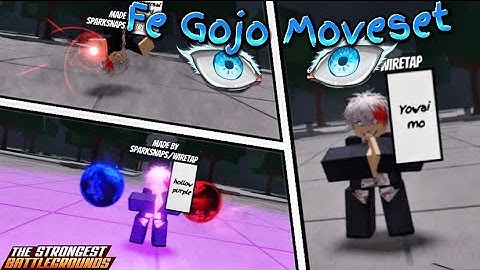 *NEW* 🔴🔵Fe Gojo Moveset // The Strongest Battlegrounds Script