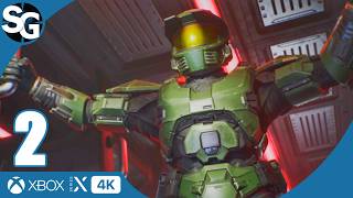 Halo: Campaign Evolved Co-op Walkthrough Gameplay | Protect The Human Survivors - Part 2