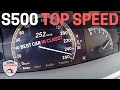 2006 Mercedes-Benz S500 387 HP W221 | AUTOBAHN Acceleration TOP SPEED (60FPS) HD