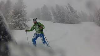 SKIING OFF PISTE VARS RISOUL FREERIDE JAMES 3