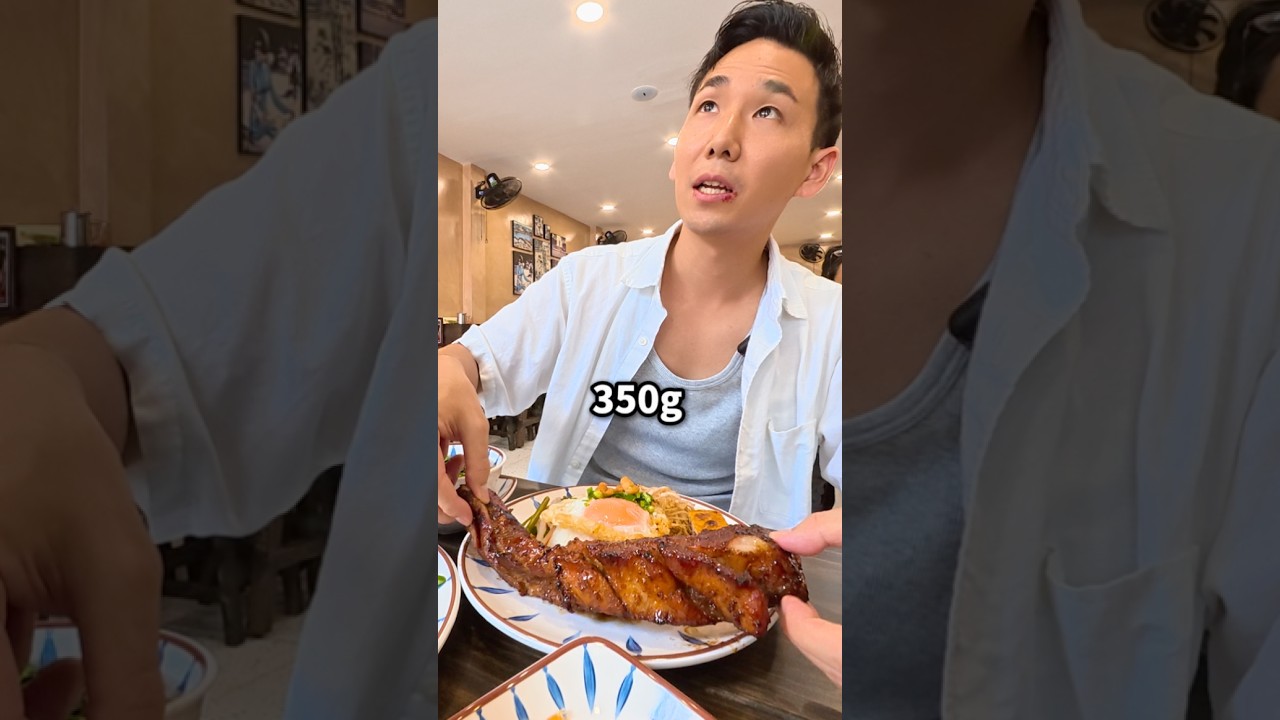 Người Nhật sốc khi thấy cơm tấm ở Sài Gòn có tận 350g thịt!