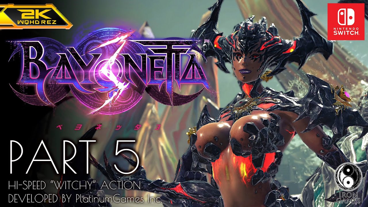 #5【ベヨネッタ3/高画質】チャプター3「カリスマ覆滅」：プラチナ攻略【BAYONETTA3】