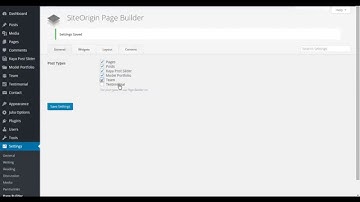 Julia - Site Origion Page Builder settings
