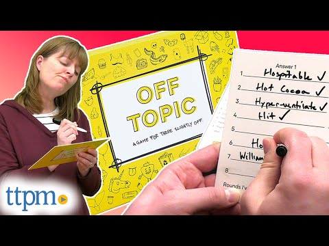 Off Topic Adult Party Game Instructions + Review! 