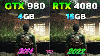 GTX 980 vs RTX 4080 - 8 Years Difference