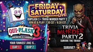 Chill Saturday Night 🎮 | Jackbox w/ Viewers! Quiplash 3 & Trivia Murder Party 2