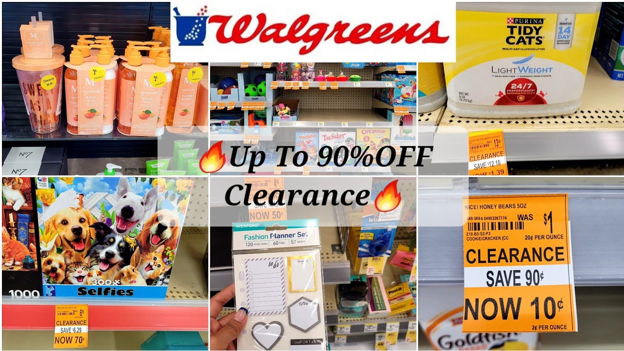 ⚠️Walgreens 90%OFF Clearance🏃‍♀️🏃🔥||So much Clearance as low as .10 cents😱