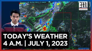 Todays Weather, 4 A.m. July 1, 2023