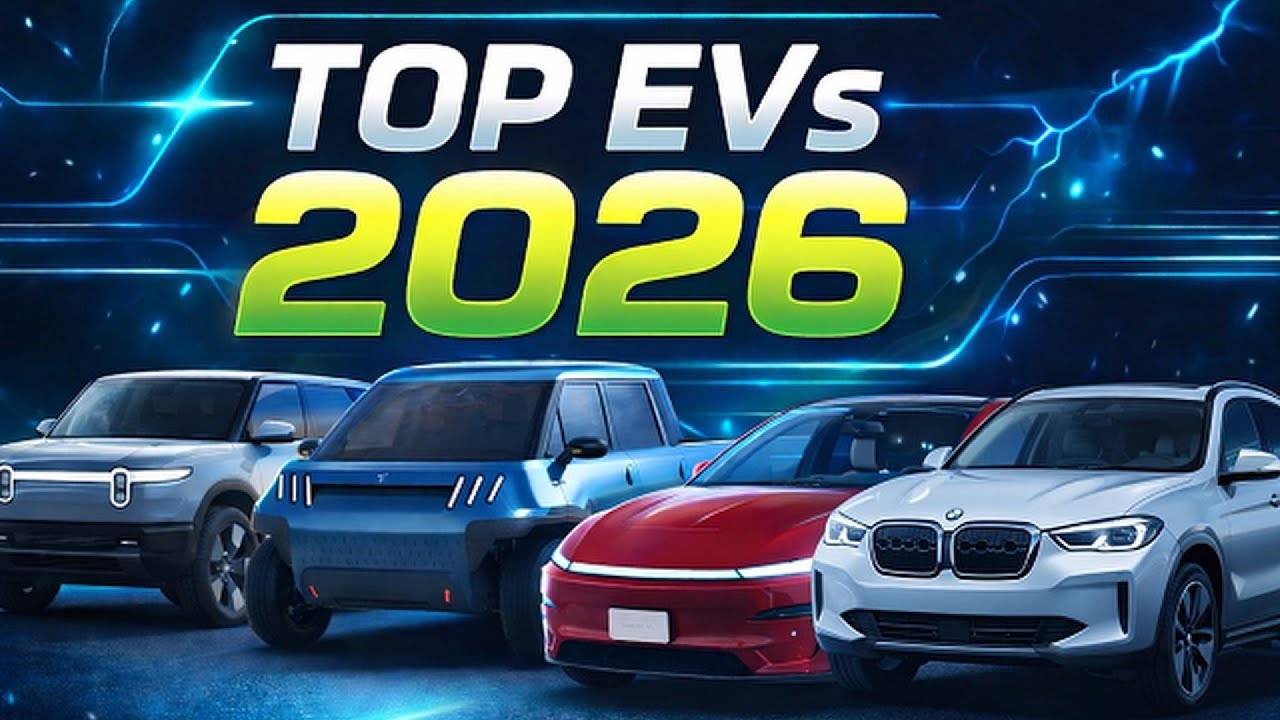 Какой электромобиль действительно победит в 2026 году? Топ-5: обратный отсчет