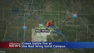 Crews Battle Major Fire At Red Wing Solid Waste Facility