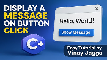 2 Display a Message on Button Click in C# (Super Easy Windows Forms Tutorial) | Vinay Jagga