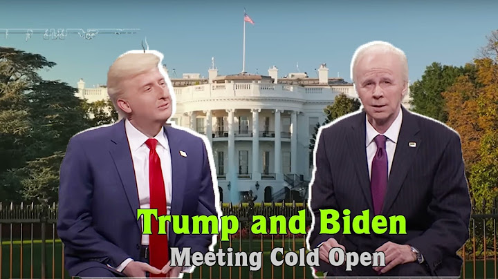 Trump and Biden Meeting Cold Open