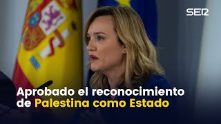 El Gobierno aprueba el reconocimiento de Palestina como Estado (28/05/2024)