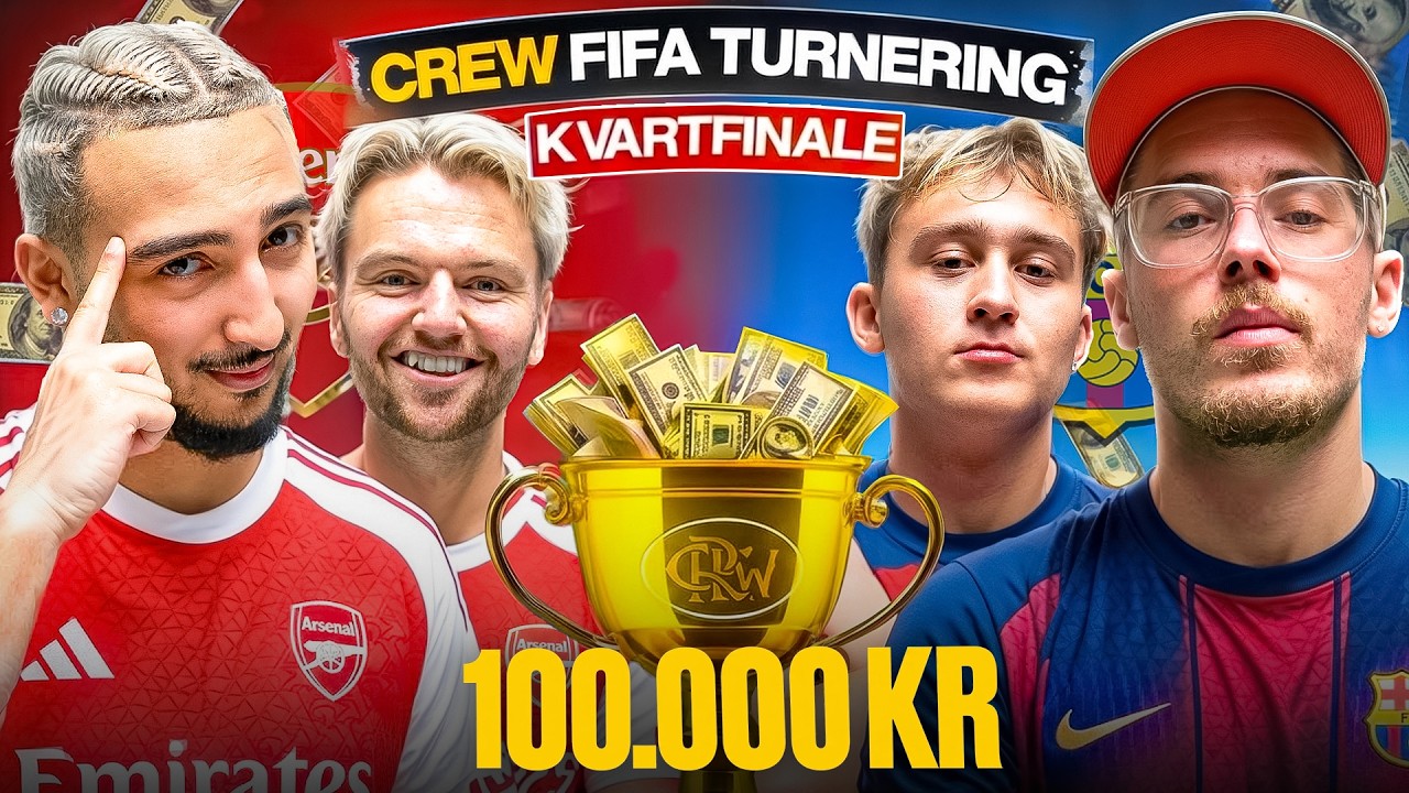 DENIZ1418 & MADS FRANDSEN VS JON & BELO OM 100.000KR I DANMARKS STØRSTE 2V2 FIFA TURNERING