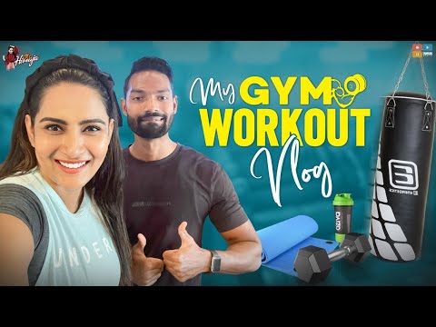 My Gym Workout Vlog || A Day In My Life || Its Himaja