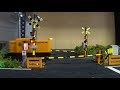 鉄道模型　踏切　全方向警報灯　(O gauge railroad crossing Omnidirectional warning lights)