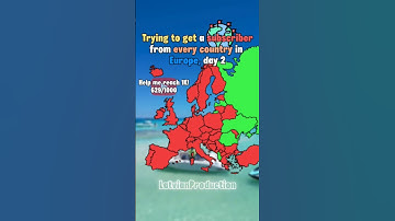 Trying to get a subscriber from every country in Europe, day 2