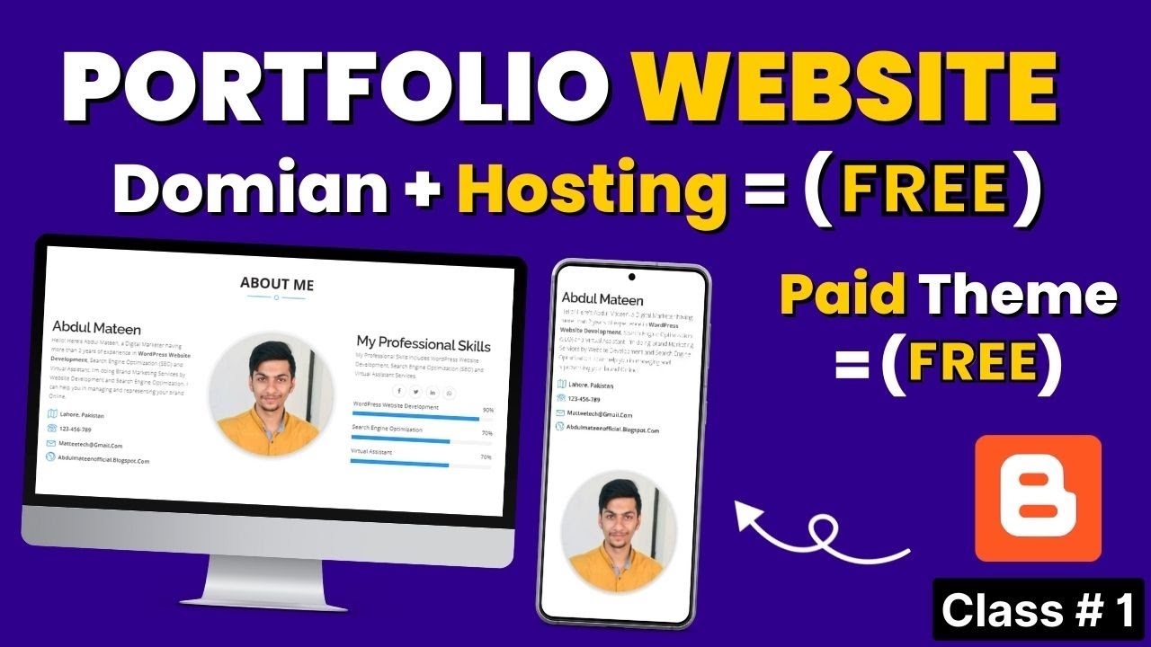 How To Create A Free Portfolio Website | Online Portfolio Maker ...