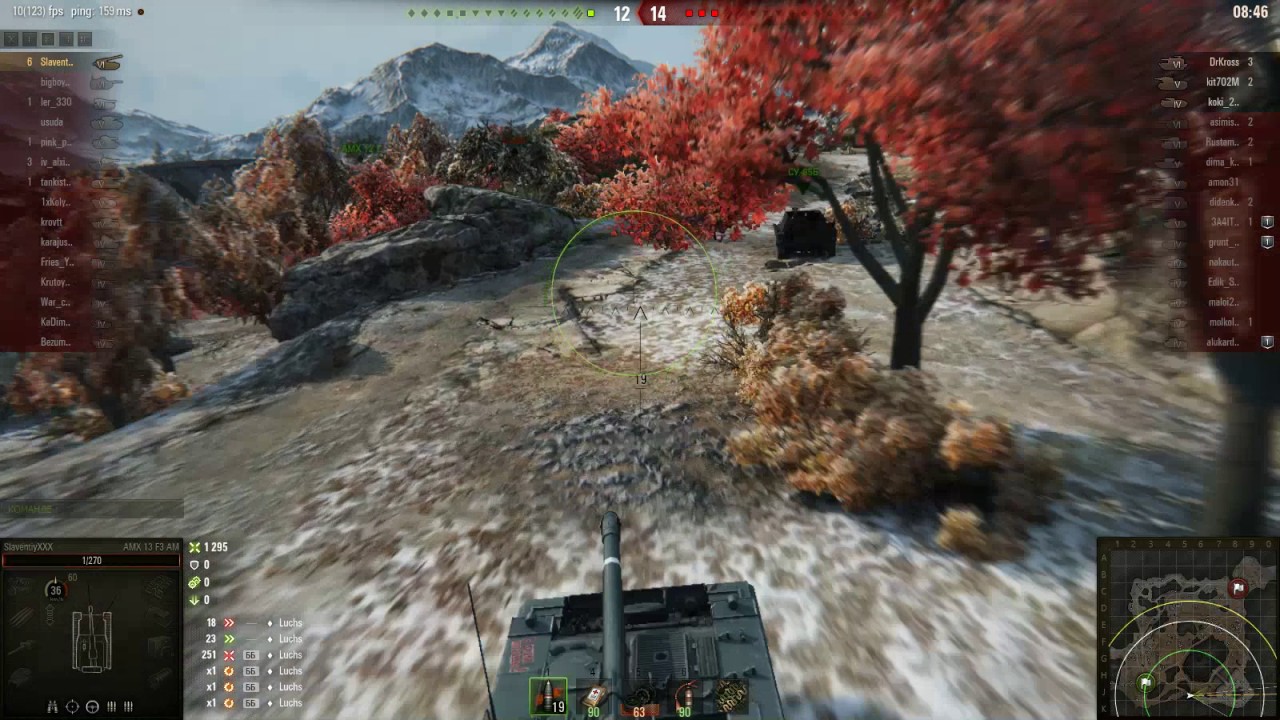 мир танков статистика 13 F и 9 фрагов