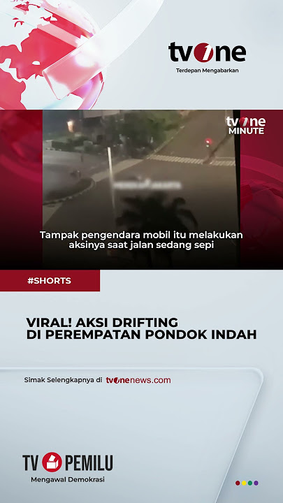Download lagu Aksi Drifting Pengendara Mobil di Kawasan Pondok Indah #tvoneminute #tvone #shorts #news #trending