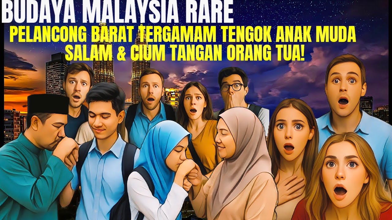 “Pelancong pelik kenapa anak muda salam cium tangan orang tua. Tapi inilah budaya hormat Malaysia.”