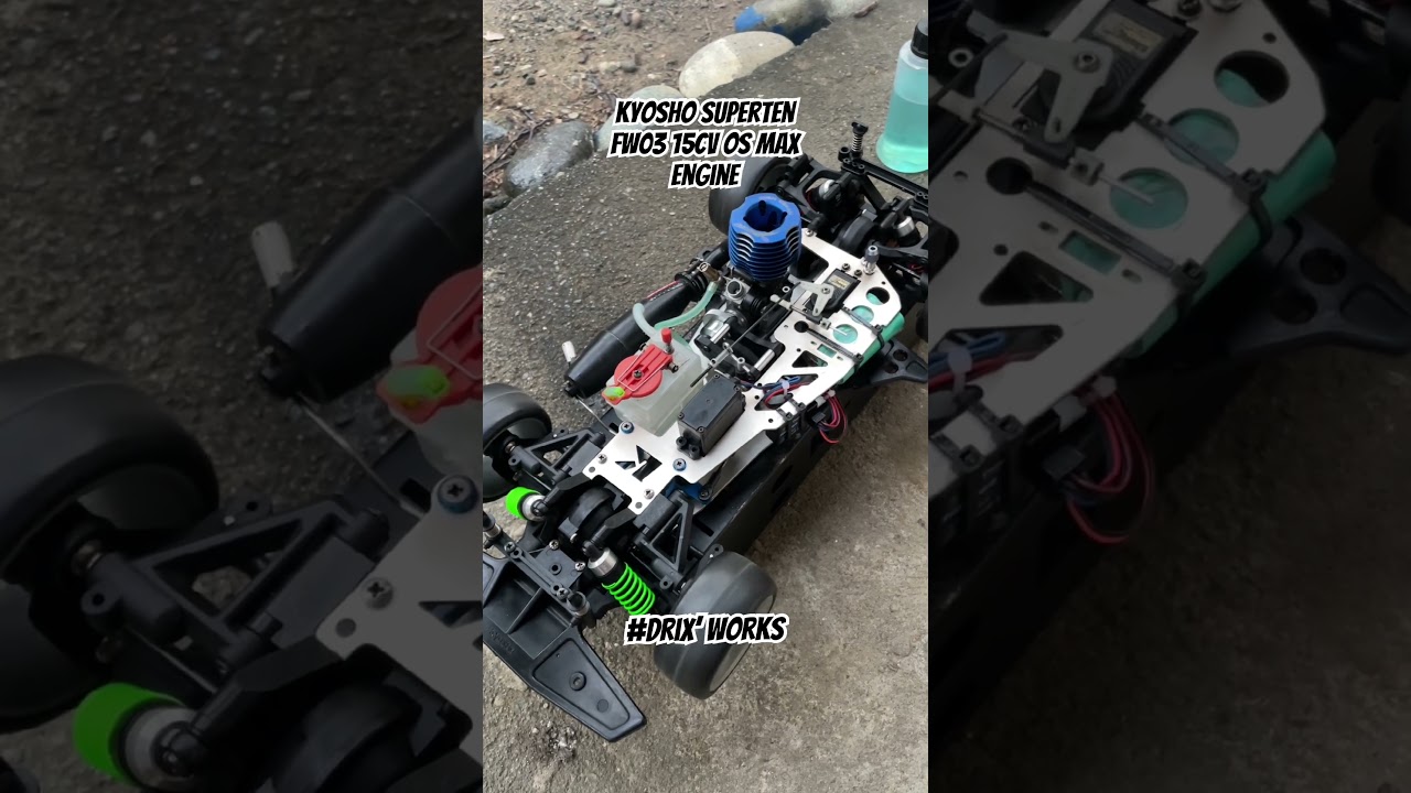 Kyosho Superten FW03 | OS Max 15CV Engine #shorts #shortvideo