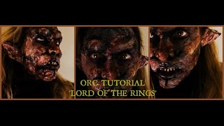 Lord of the Rings Orc make-up tutorial - Iconic Movie Monsters