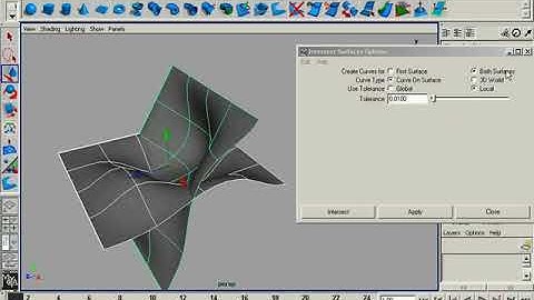 NURBS Intersect Surfaces