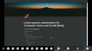 3 Lectures on SLAM: E01 -  Least Squares Optimization, ICP, Loop Closure