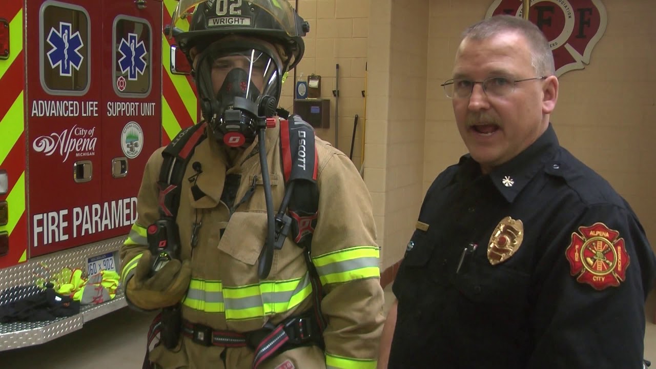City of Alpena Fire Department receives updated air packs YouTube