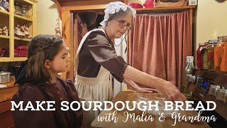 Udělejte kváskový chléb s Maliou a babičkou
