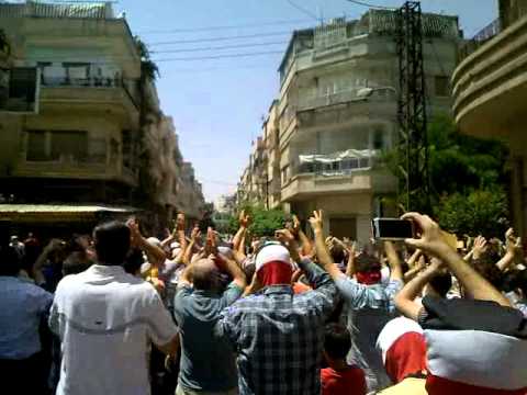 حمص أبطال حي الميدان في جمعة احفاد خالد 22 7 2011