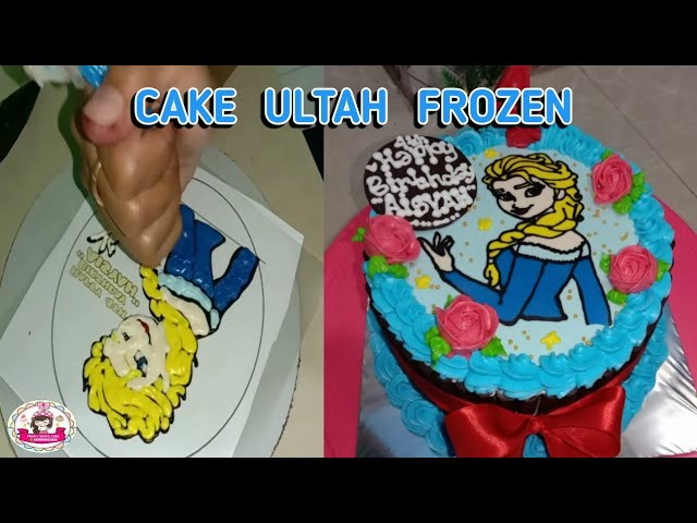 Menghias Kue Ultah Frozen | Mom's Sintya Cake class=