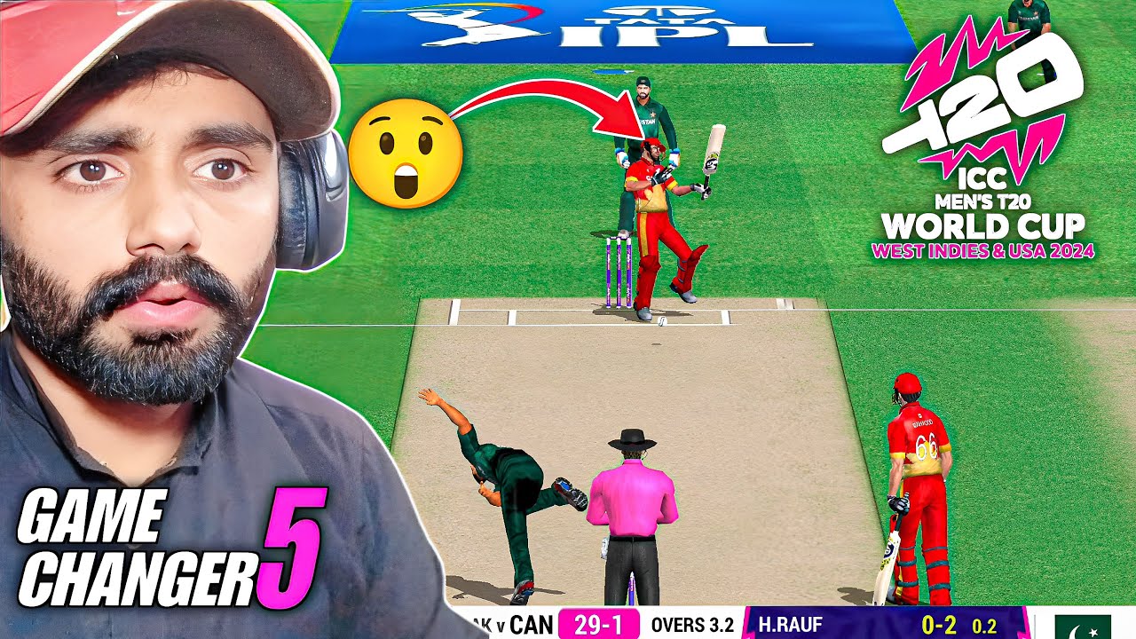 H Rauf's H.RAUF KILLING BOUNCE😱 T20 WORLD CUP 24 | PAKISTAN VS CANADA GAME ...