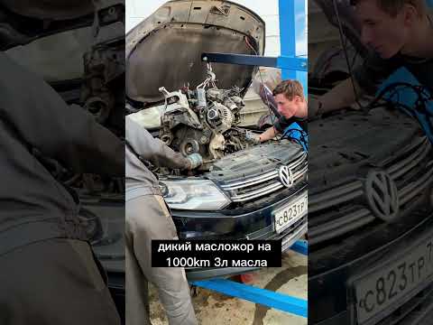 Дикий масложор на Tiguan 2012г