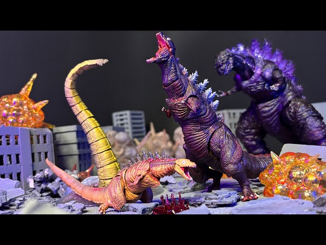 S.H.MonsterArts】ゴジラ2016 第2形態＆第3形態＆巨大不明生物セット