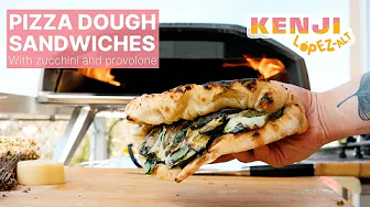 Folded Pizza Dough Zucchini and Provolone Sandwiches | Kenji's Cooking Show